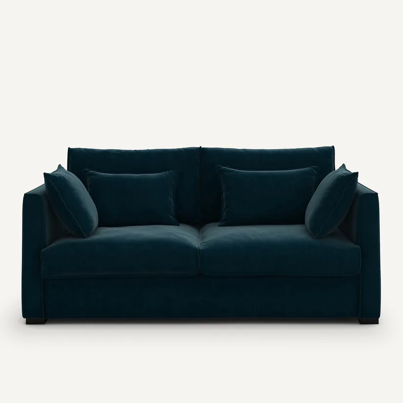 Canapé convertible 3 places Camille AM.PM : quelle version choisir entre 140 et 160 cm de large ?