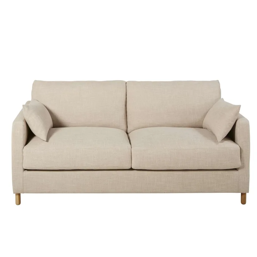 Canapé convertible 3 places Julian Maisons du Monde x Pole Position : couchage 188 x 140 cm, matelas 14 cm, notre avis